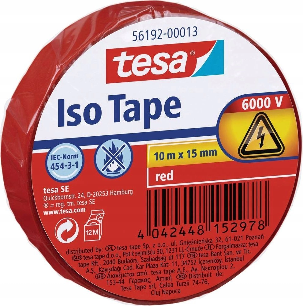 Tesa tesa insulating tape 10m 15mm