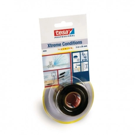 Tesa Self-amalgamating tape 25mm black 3m