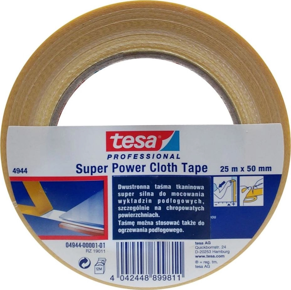 Tesa Double-sided fabric tape for carpets