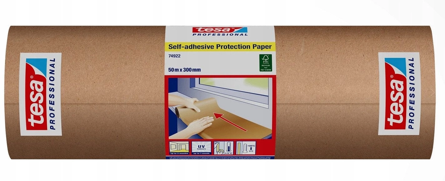 SELF-ADHESIVE PROTECTIVE PAPER PROTECTION-PAPER/50X300 TESA 74922-00001-00
