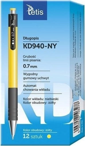 Ballpoint pen yellow housing KD940-NY (12