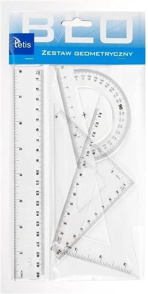 Geometric set  ruler 15 cm BL001-AK