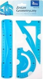 Geometric flexible set  3 pieces  blue