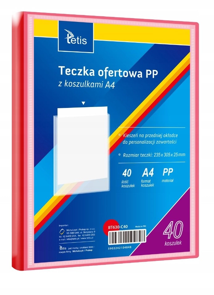 A4 PP offer folder + 40