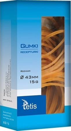 Tetis Rubber bands 80mm 50g. TETIS