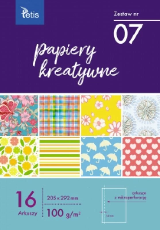 Tetis Creative papers 205x292mm 16 sheets