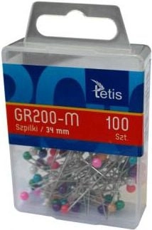 Tetis Szpilki kolorowe 34mm WIKR-1022505