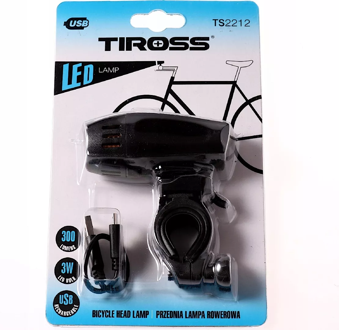 Tiross Lampka rowerowa Tiross TS-2212 6602834
