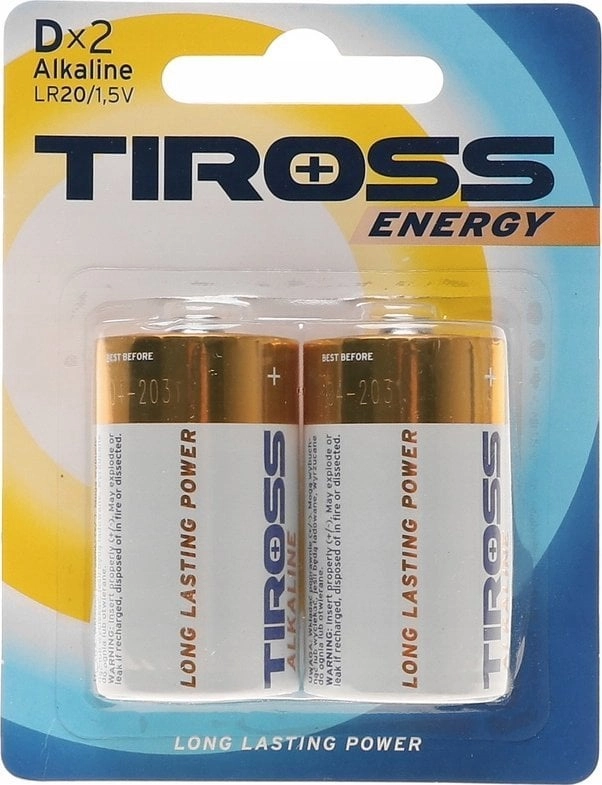 TIROSS ALKAIC BATTERIES LR20 2 pcs