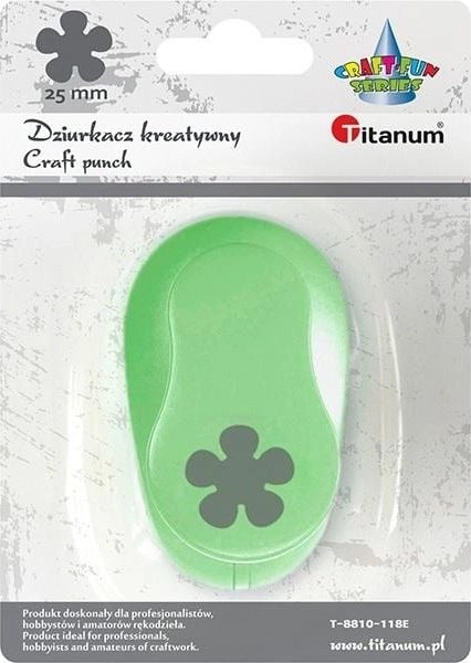 Hole punch with Flower motif 25mm