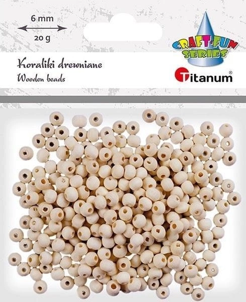 Titanum Round wooden beads 20g 13839454