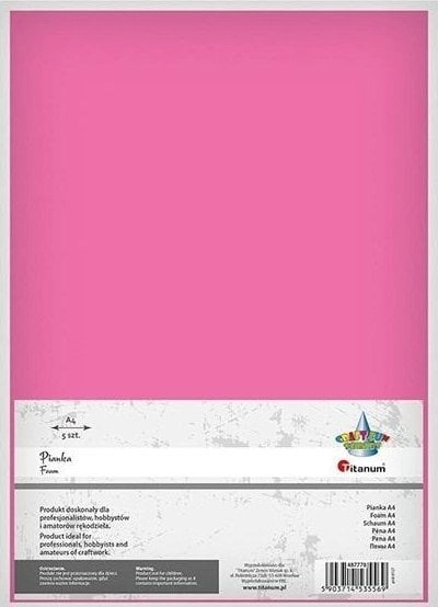 Titanum Foam A4 5st. dark pink