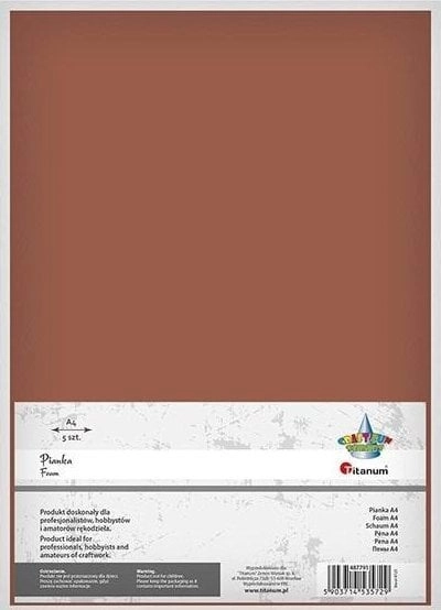 Titanum Foam A4 5 pcs. brown