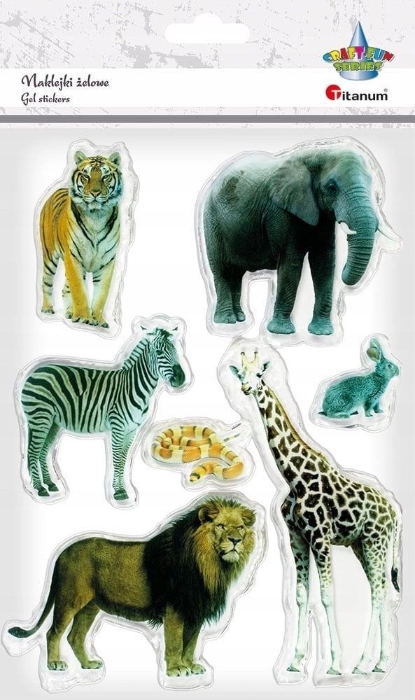 Titanum Zoo gel stickers 7 pcs