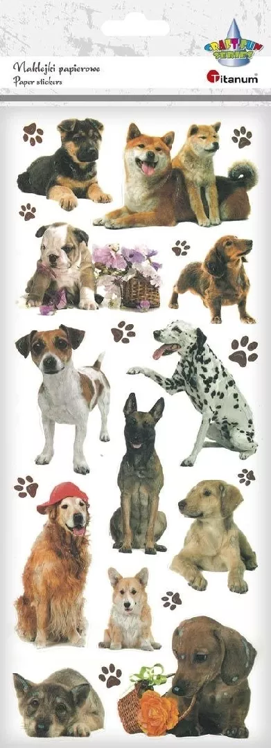 Titanum Dogs paper stickers 14062381