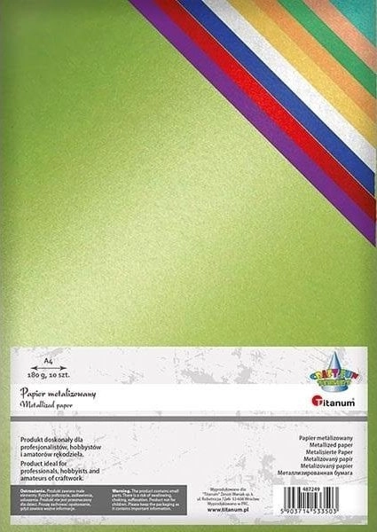 Metallized paper A4 10 colors 180g