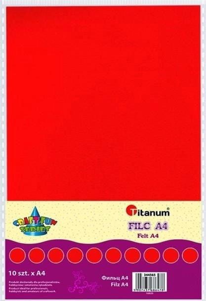 Titanum Decorative felt  10 sheets  A4