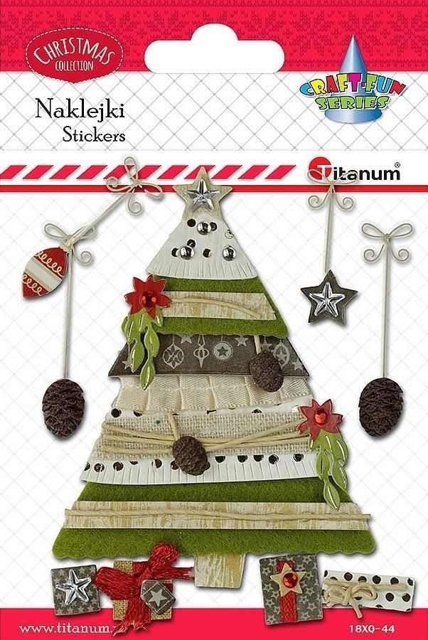 Titanum Naklejki 3D choinka 397317 5907437723128
