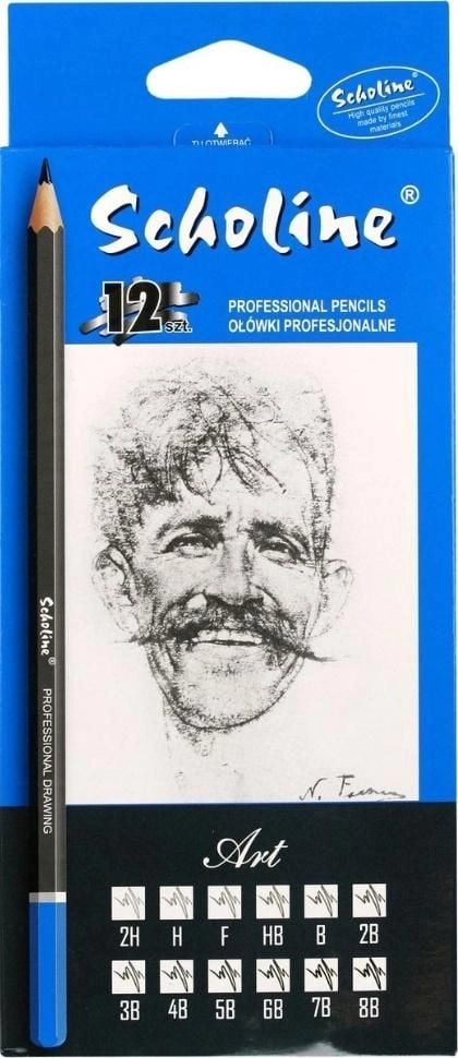 TECHNICAL PENCILS 8B-2H 12 PCS. 205050