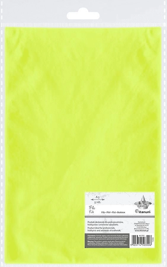 Titanum Felt A3 lime green 5