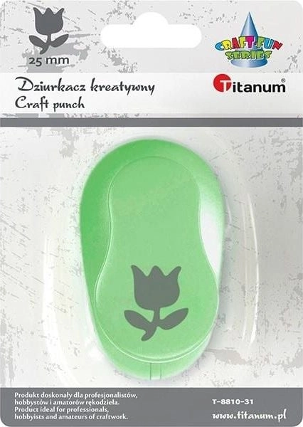Titanum Punch with Tulip motif 25mm