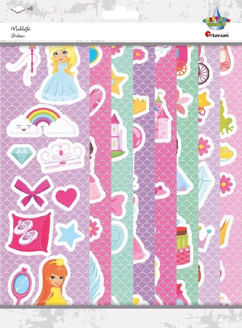 Paper stickers 8 princess boards/accessories 475211