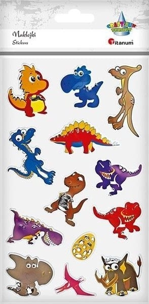 Titanum Dinosaurs foil stickers mix 13