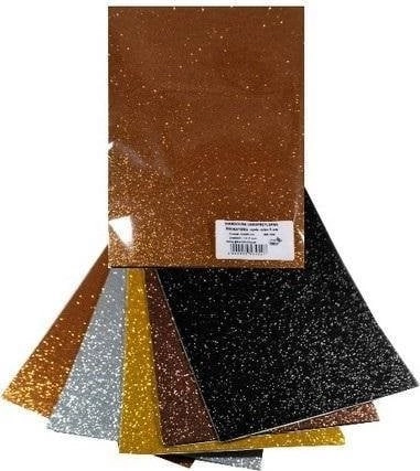Self-adhesive microrubber glitter foam 20x30cm 5
