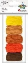 Cross stitch 10m  brown  5 colors