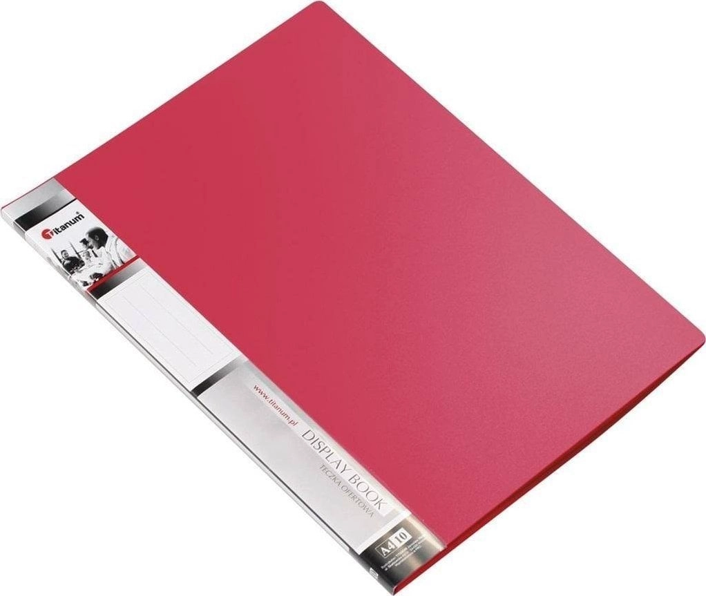 A4 offer folder with 10 red