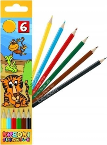 Titanum Olo hexagonal pencils  6 colors