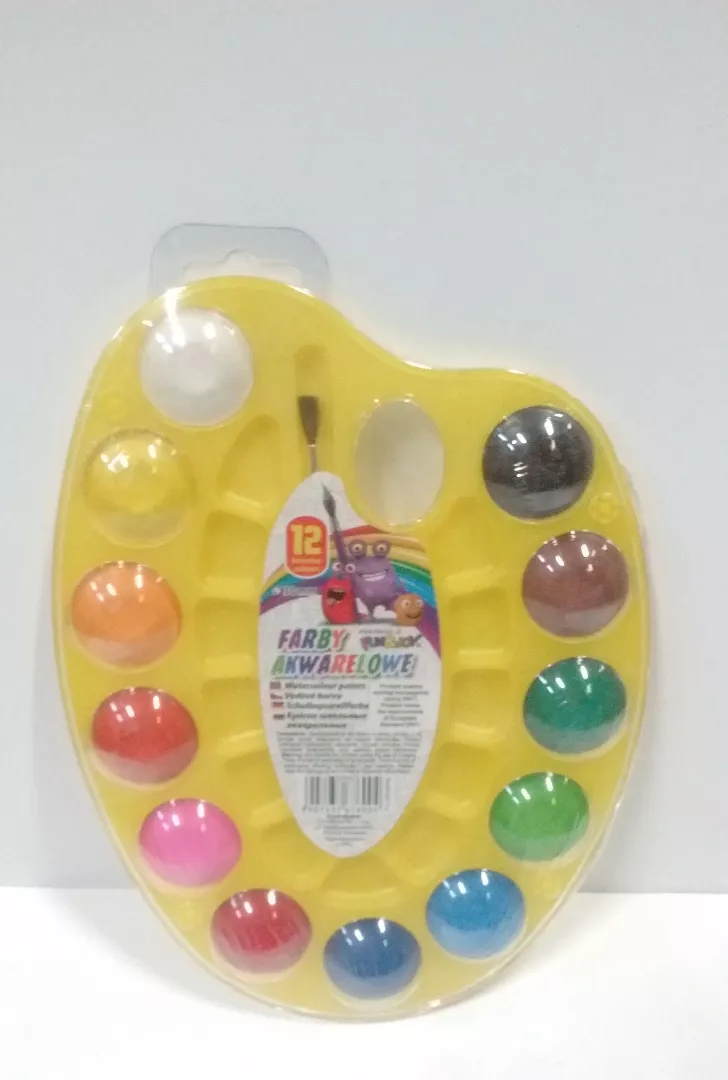 FJ watercolor paints  12col  30mm  palette