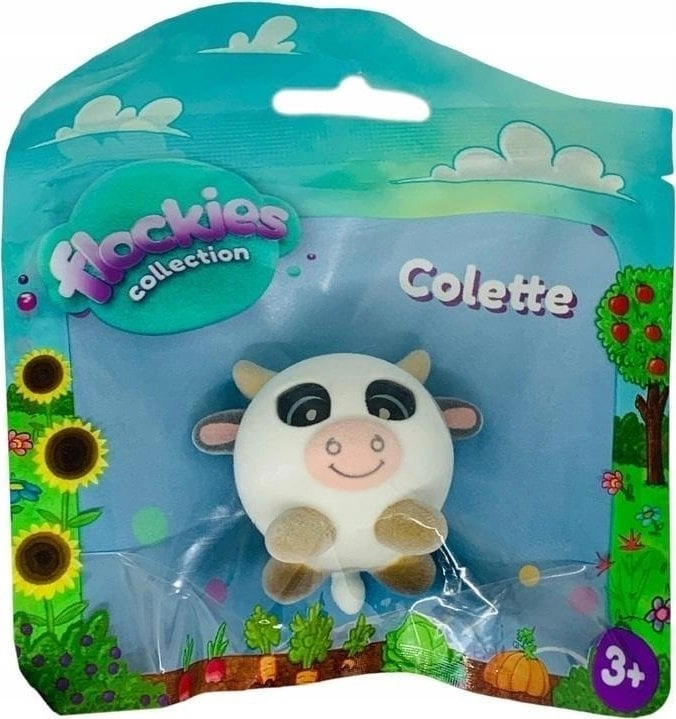 TMT Figurine flockies cow FLO0722 07223