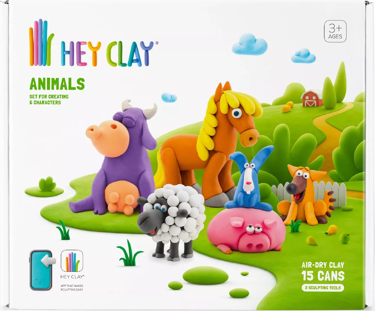 HEY CLAY Animals 5904754607872 HCL15012CEE15 TM/15012