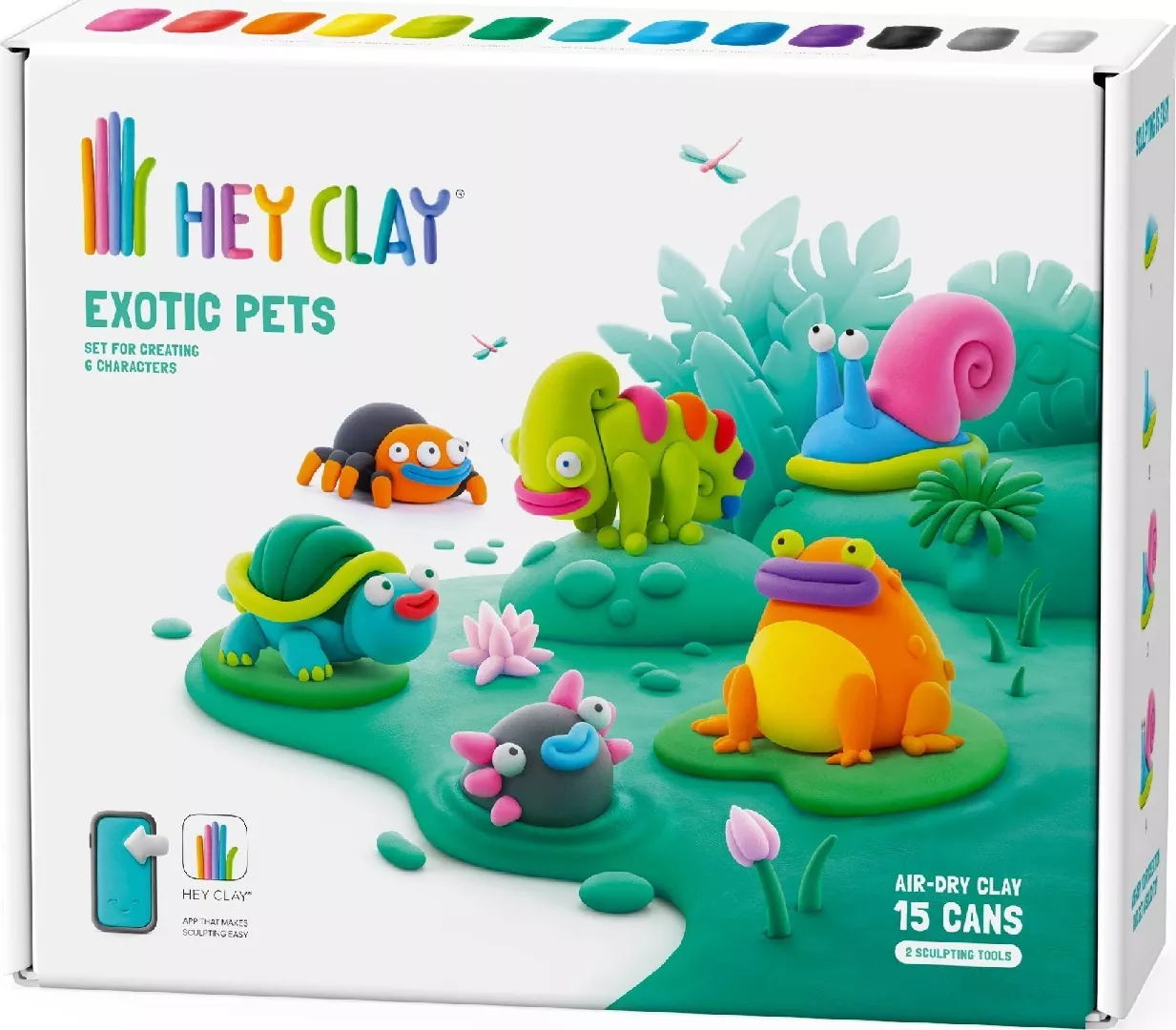 Tm Toys Hey Clay Exotic Animals