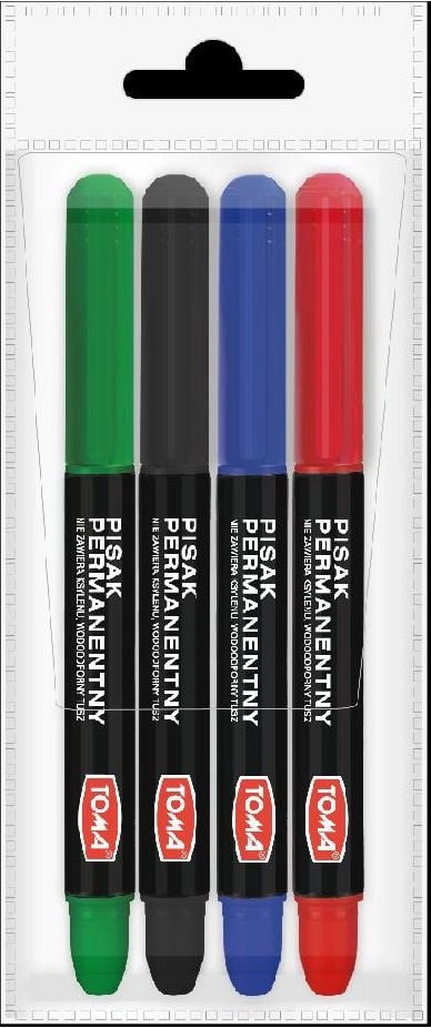 Toma Permanent marker 4 pcs TOMA