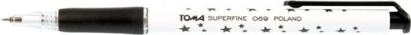Toma S-Fine automatic ballpoint pen Black
