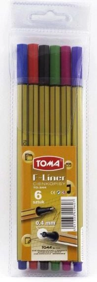 Toma Fineliner F-Liner 0.4 mm/6