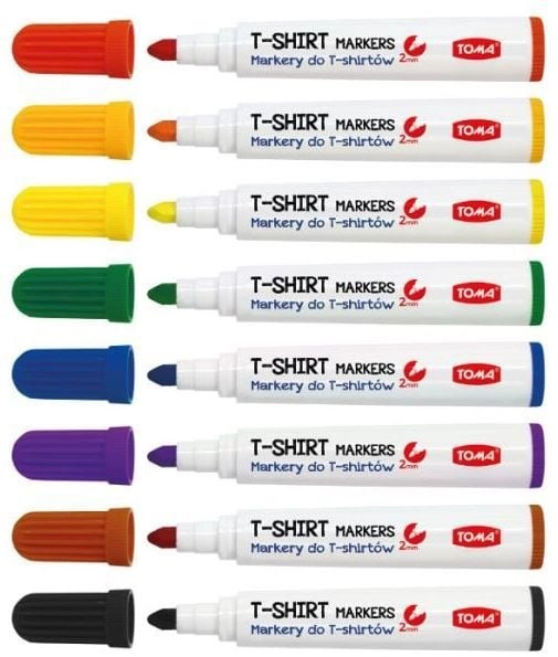 Toma Marker T-Shirt 8 Colors Blister