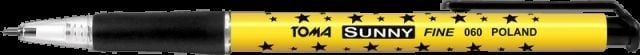Toma Sunny Automatic Ballpoint Pen Black