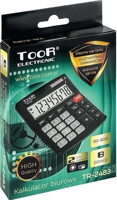 Toor calculator TR-2483 TOOR 8-digit office