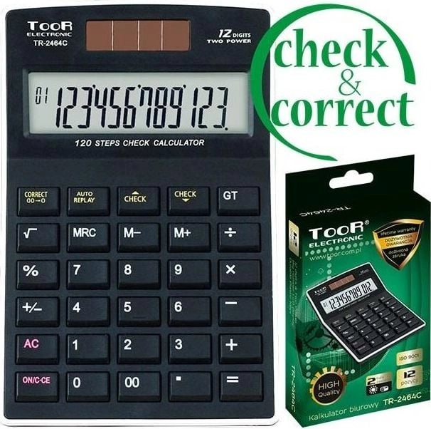 Toor Electronic calculator 12-digit TR-2464C TOOR