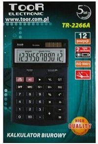 Calculator Toor Electronic Calculator TR-2266A WIKR-977404