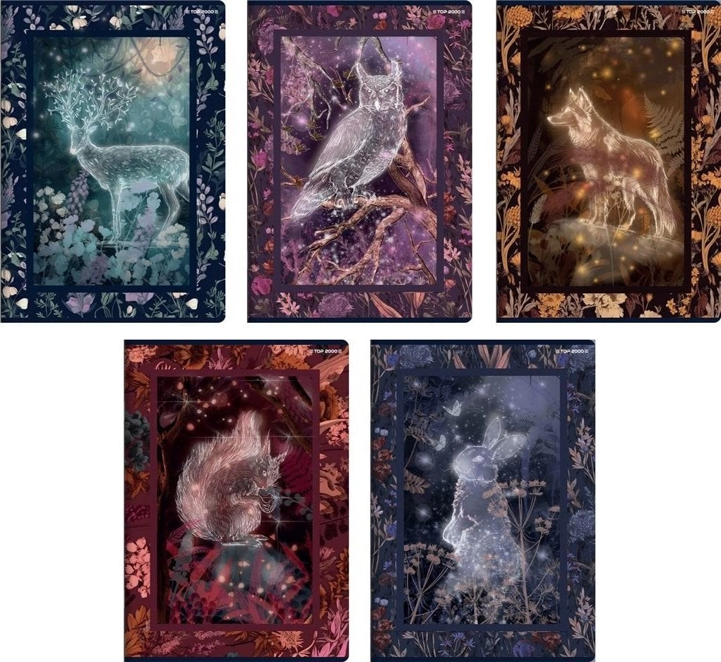 Top 2000 Notebook A5/32K grid Fairytale