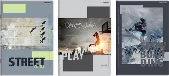 Top 2000 Notebook B5/80K grid Poster