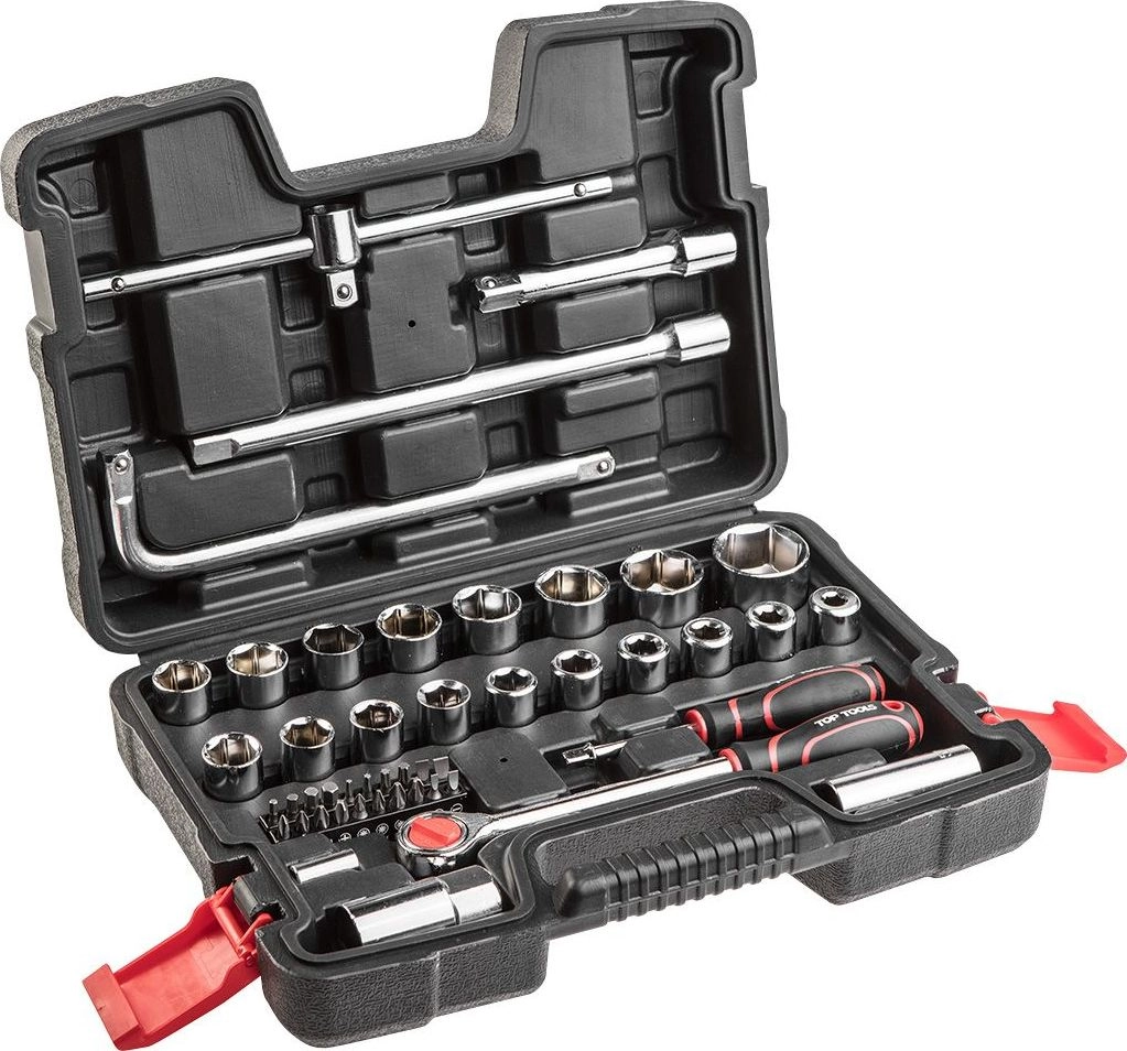Socket wrenches 1/4" 1/2" set of