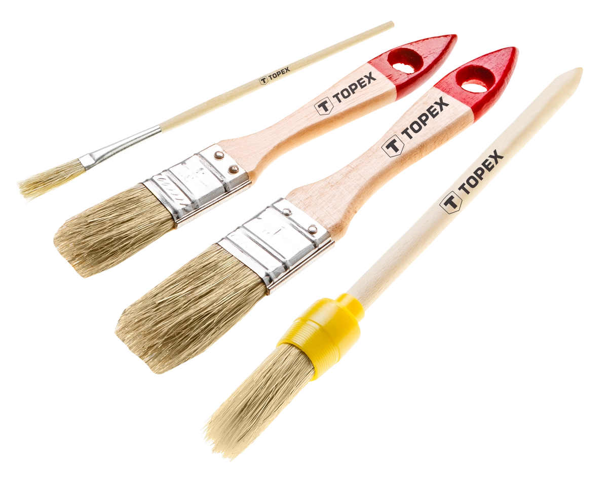 Topex Set of brushes 4 pcs
