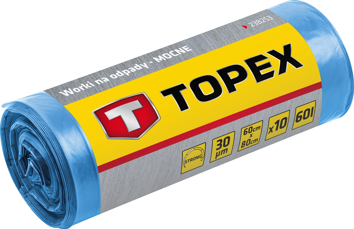 Topex Worki na odpady 240L niebieskie