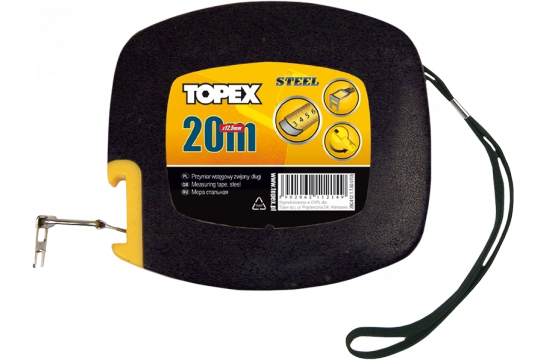 Topex Taśma miernicza stalowa 20m 28C412