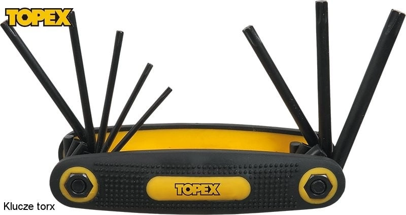 Topex Set of Torx L-key keys